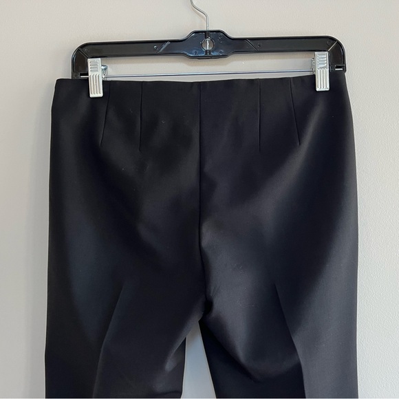 Theory Wool Belisa 3 Sevona Wool Straight Leg Dress Pants Trousers Black, size 0 - Picture 6 of 9